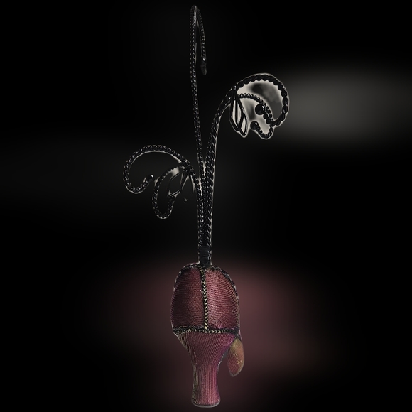 #J28 Fashion Jewelry High Heel Shoe Ring & Necklace Display Stand Organizer - Picture 4 of 14